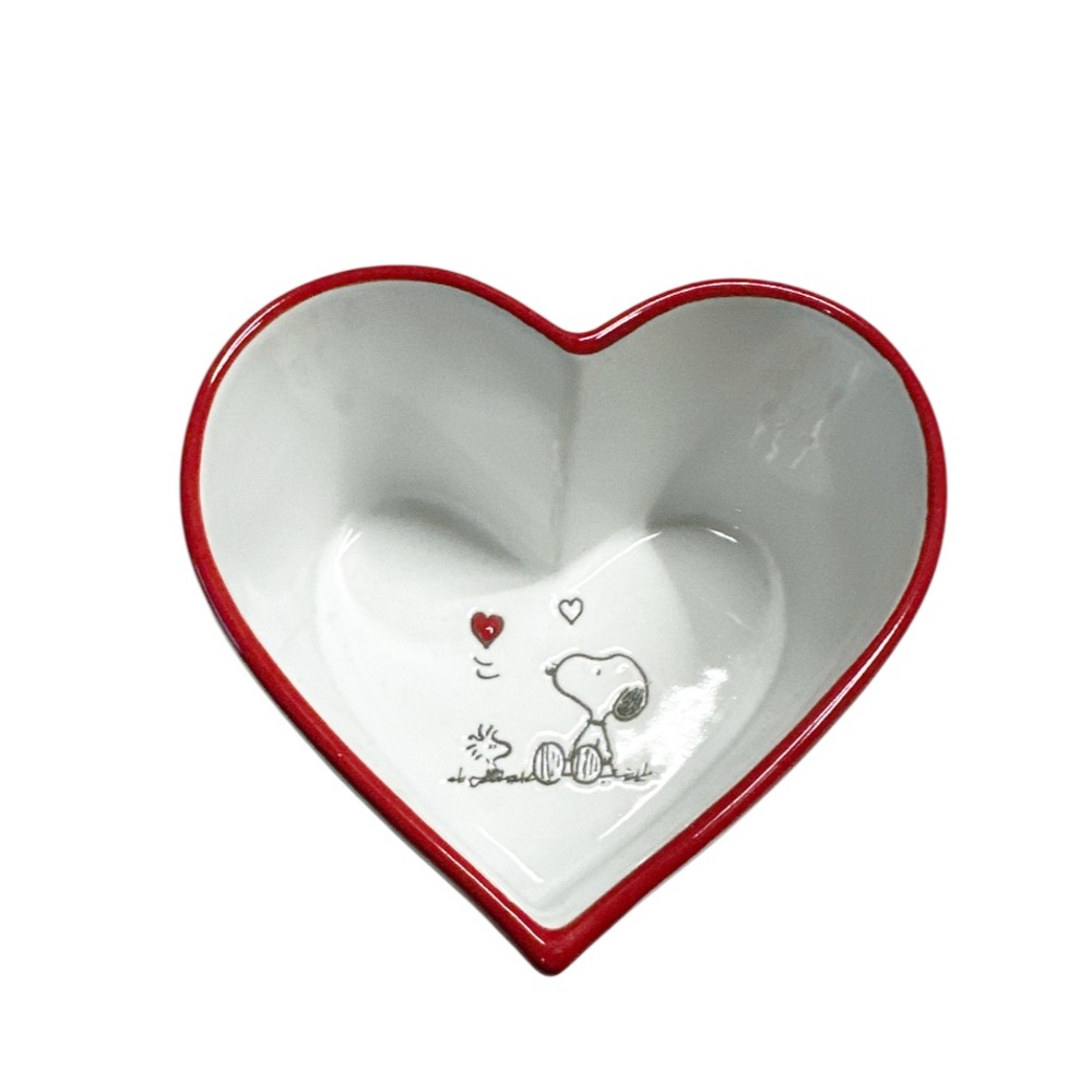 NEW Peanuts SNOOPY HEART SHAPED RAMEKINS Set/2 - Picture 3 of 6